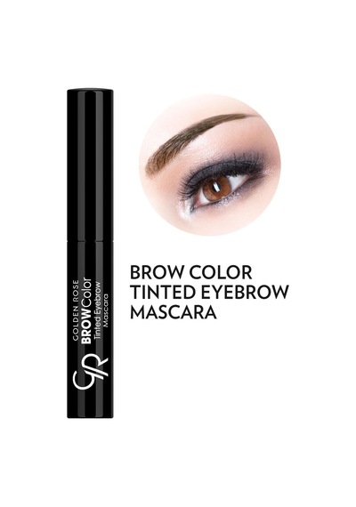 Golden Rose Brow Color Tinted Eyebrow Mascara No: 06 Deep Brown - Fiber İçerikli Kaş Maskarası Genel