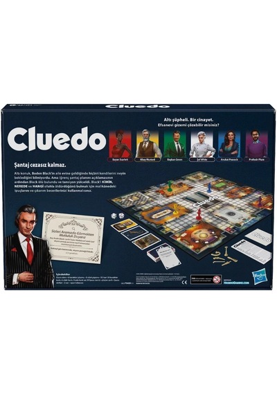 F6420 Hasbro Gaming - Cluedo +8 Yaş