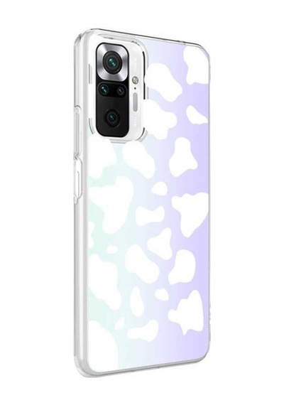 Xiaomi Redmi Note 10 Pro Kılıf Zore M-blue Desenli Kapak Cow No2