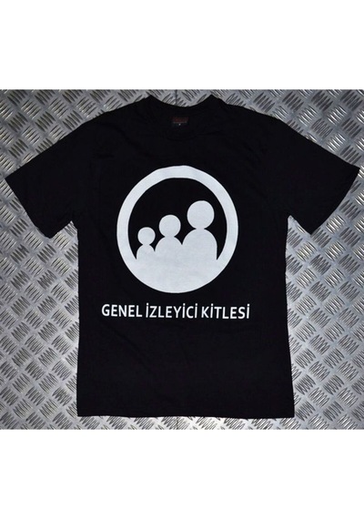 Stoned&Fame Genel Izleyici Baskılı T-shirt SIYAH