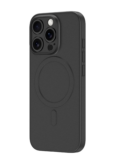 Apple Uyumlu iPhone 16 Pro Kılıf Magsafe Şarj Özellikli Amazingthing Minimal Air Serisi Kapak Siyah