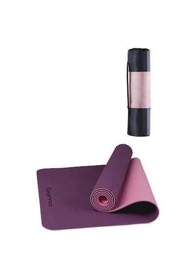 Gymo Ekolojik 6Mm Tpe Yoga Matı Pilates Minderi Mürdüm
