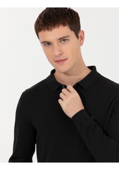 Pierre Cardin Erkek Siyah Kazak /triko 50257252-vr046 Siyah