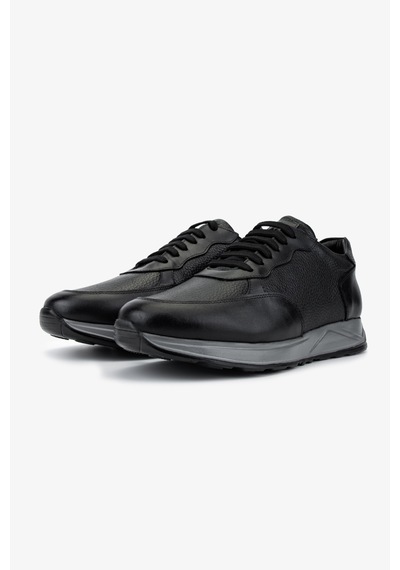 Valmenti Erkek Hakiki Deri Siyah Sneakers & Spor Ayakkabı 771 81128 Erk Ayk Y26 Sıyah