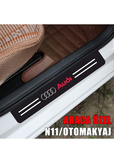 Audi S4 Kapı İç Koruma Ayaklık Sticker Markalı