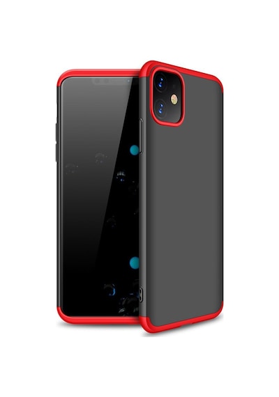 Apple Uyumlu iPhone 11 3 Parçali 360 Tam Koruma Gkk Rubber Kapak Kilif 403228564