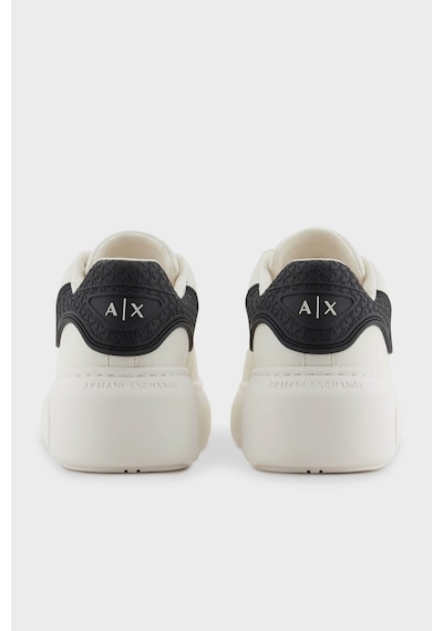 Armani Exchange Bayan Ayakkabı Xw002149 Af19528 M0017 Ekru-siyah Ekru-siyah