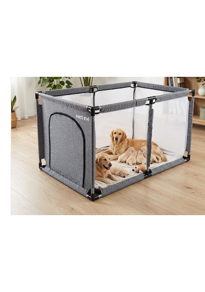 Missidea Brave Pause Köpek Ve Kedi Doğum Evi Oyun Ve Dinlenme Alanı 70x110 Cm