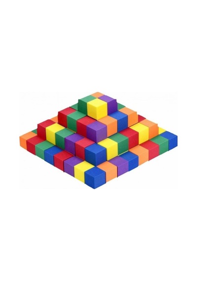 Ahşap Küp Seti 12 Li 5x5 Cm