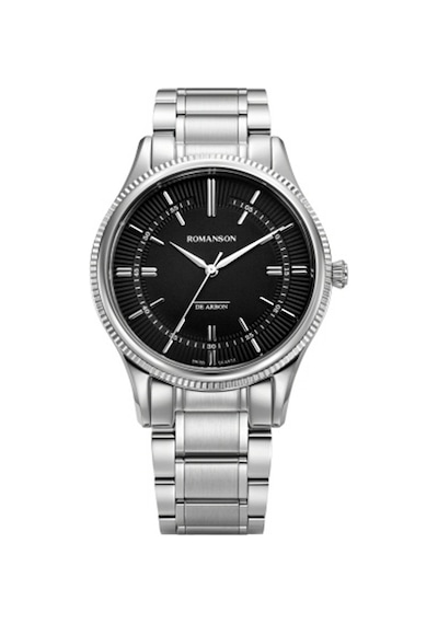 Romanson Camm4bs002wwa32w Safir Cam Swiss Quartz Çelik Kasa Çelik Kordon Gümüş Renk Erkek Kol Saati