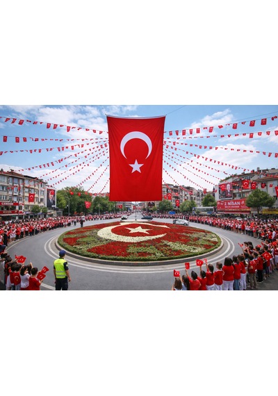 200x300 Cm Büyük Boy Alpaka Türk Bayrağı Dayanıklı, Canlı Renkli, Dev Boy Bayrak Tek Ebat
