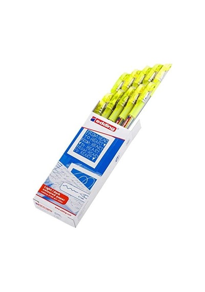 2185 Jel Roller Pastel Sarı - 10 Kalem - 0,7 Mm 124-Pembe