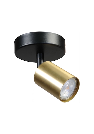 Rsylight Retro Siyah Eskitme Led Spot Tavan Plofyoner Aplik180 Derece Hareketli Beyaz Ampullü
