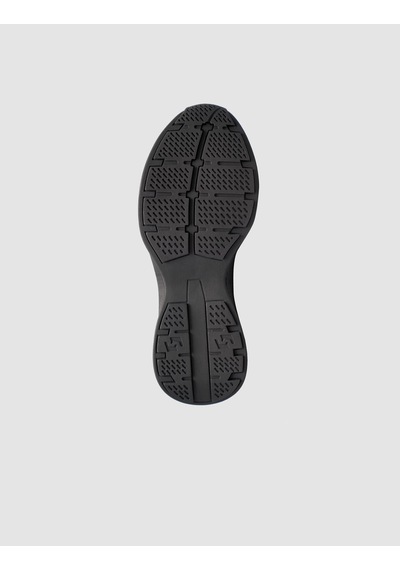 Cabani Triko & Hakiki Dana Deri Füme Erkek Sneaker Gri