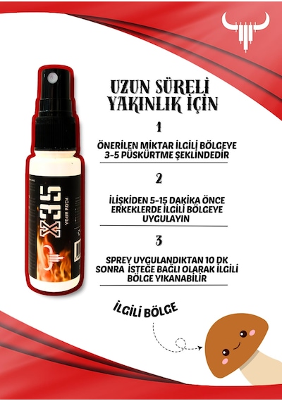 X35 Erkek Sprey Long Time Uzun Deneyim 25 Ml