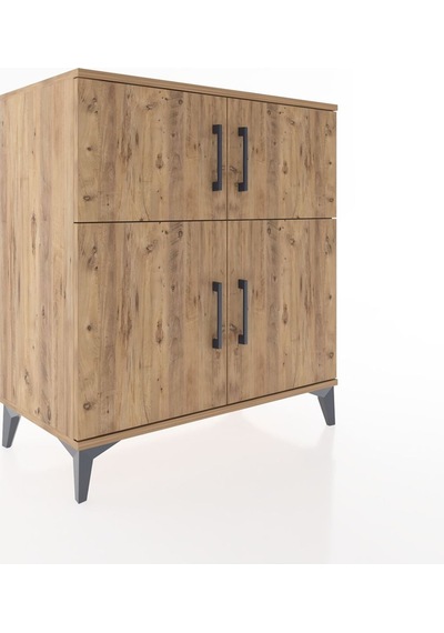 Hyperion Şifonyer 3 Raflı 4 Kapaklı 88x44x96 Çam-çam Çam