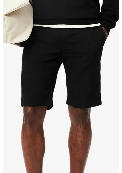 Lacoste Men's Slim Fit Bermuda Shorts Erkek Dar Kesim Pamuk Bermuda Şort Siyah
