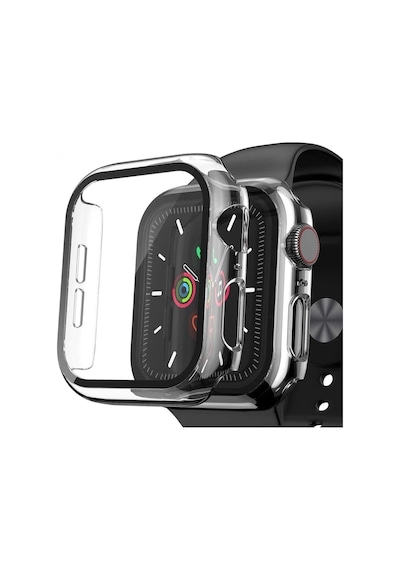 For Apple Watch Se Gps 40mm Pet 360 Tam Korumalı Ekran Koruyucu Temperli Cam Şeffaf