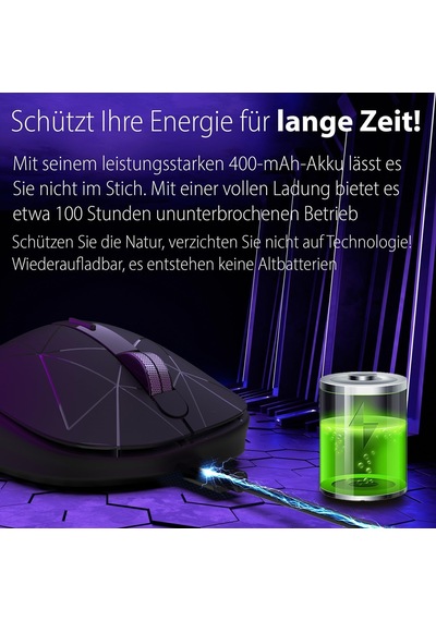 Inca-ınca Iwm-551 Rechargeable 4 Led İlluminated Silent Wireless Mouse Sessiz Micro Usb Kablo Usb+ Type C Desteği Çift Alıcı 2.4ghz Kablosuz Fare Dpı 800 1200 1600 400mah