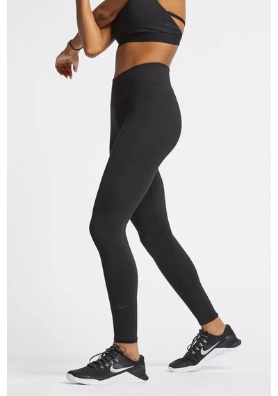 Nike Dri Fit One Luxe Full Length Leggins Women's Tigh Fit 3 Cepli Toparlayıcı Siyah Tayt Siyah