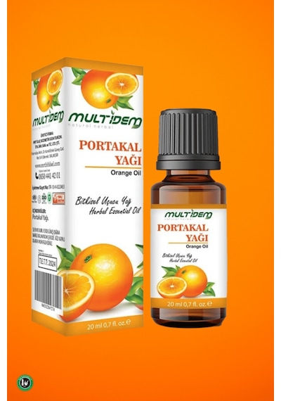 Multidem Portakal Bitkisel Yağ 20 ML