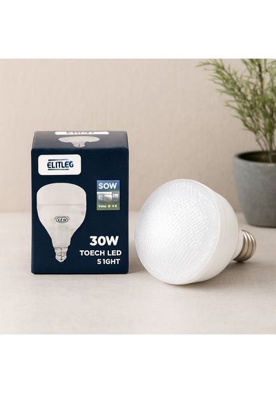 30w E27 Led Ampul 6400k 3300 Lm Beyaz - Çok Renkli