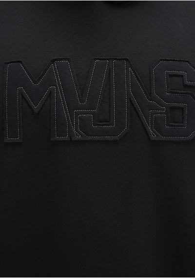 Mavi - Mvjns Baskılı Kapüşonlu Siyah Sweatshirt 0s10346-900 Siyah