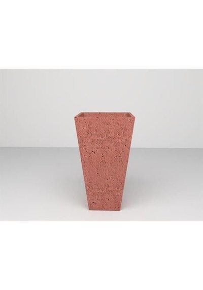 Nuano Consept Konik Serisi Köşeli Saksı Kiremit 40x75