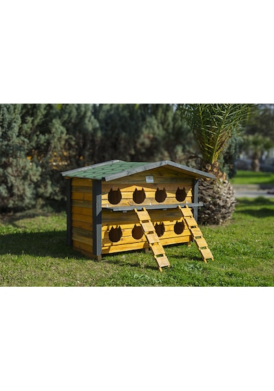 8 Yuvalı Kedi Evi