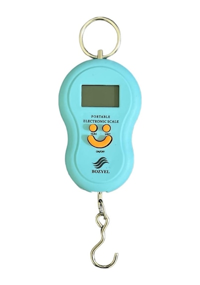 Bozyel Dijital El Tartısı Kantarı Mini Tartı Pilli Elektronik Tartı 50 Kg Hassas Kantar