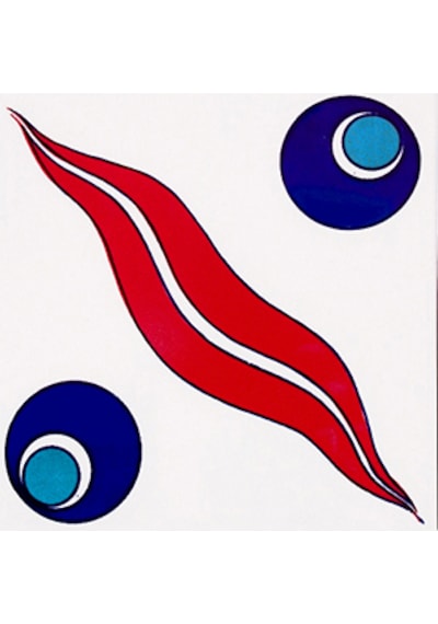 Armada Çini 20x20 Cm Sp 14 Kütahya Çinisi İznik Desenli Çini Karo