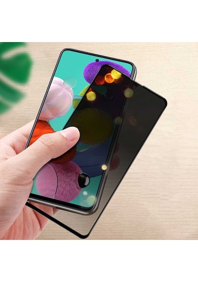 Xiaomi Redmi Note 10 Pro New 5D Privacy Hayalet Ekran Koruyucu Siyah