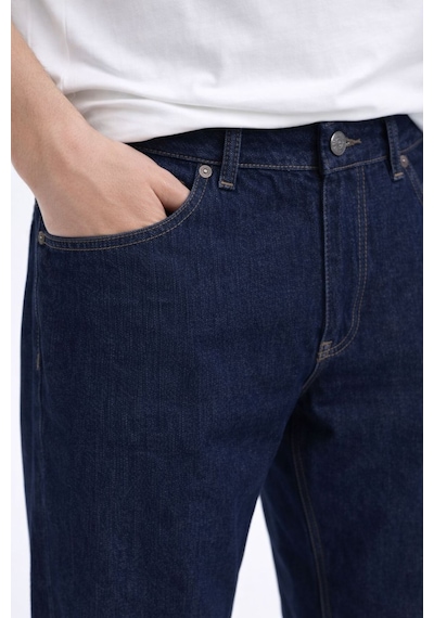 Erkek Lacivert Bol Kalıp Baggy Pantolon Lacivert