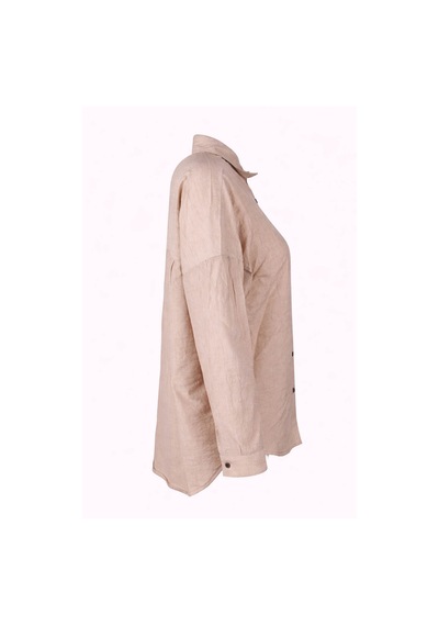 Trender 16-8259 Bej Kadın Gömlek 26yw29000003