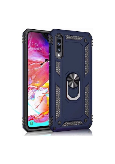 Samsung Galaxy Uyumlu A70 Manyetik Yüzüklü Tank Kılıf Vega Kapak