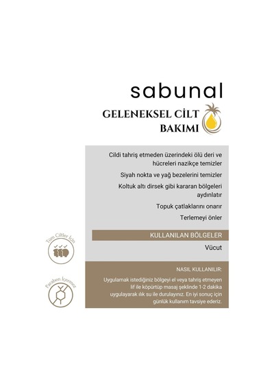 Sabunal Ruşur Taşı Sabunu - Cilt Yenileyici Sabun 100 G