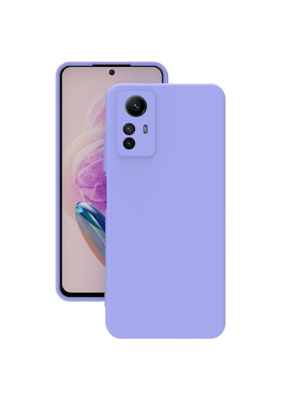 Xiaomi Redmi Note 12s Kılıf Kamera Korumalı Silikon Rubber Arka Kapak Lila