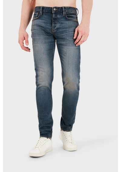 Emporio Armani Pamuklu Slim Fit Dar Paça Jeans Erkek Kot Pantolon Em000668 Af20752 Mb001 Lacivert Emporio Armani Pamuklu Slim Fit Dar Paça Jeans Erkek Kot Pantolon Em000668 Af20752 Mb001 Lacivert