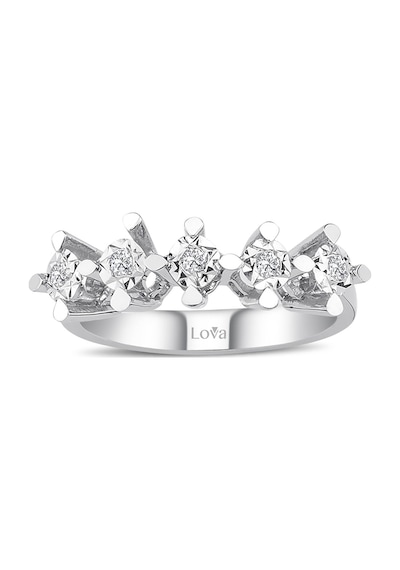 Lova 1 Karat Efektli Pırlanta Beştaş Yüzük - 1070107