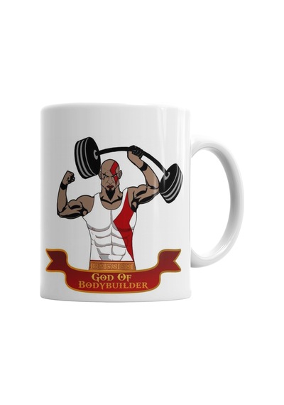 God Of Bodybuilder Kupa Bardak Porselen Karışık