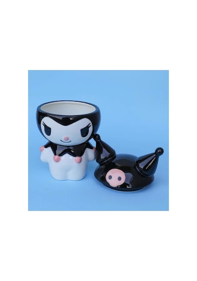 Sanrio Kuromi Kapaklı Kupa Açık Ahşap