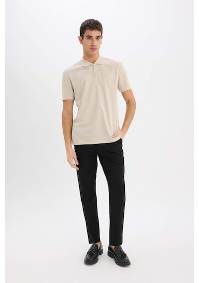 DeFacto Regular Fit Polo Yaka Fermuarlı Kısa Kollu Tişört E4233AX25SMBG737 DeFacto Regular Fit Polo Yaka Fermuarlı Kısa Kollu Tişört E4233AX25SMBG737