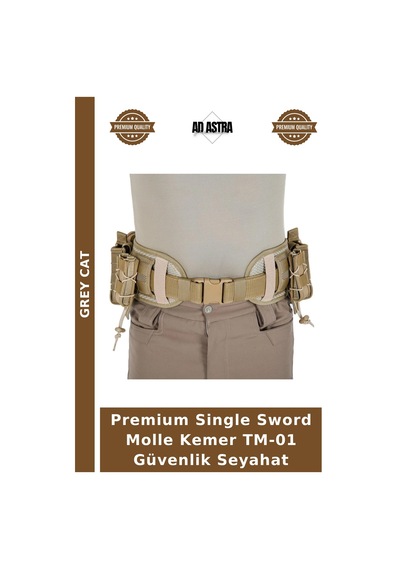 Grey Cat Premium Single Sword Molle Kemer Tm-01 Güvenlik Seyahat Çok Renkli