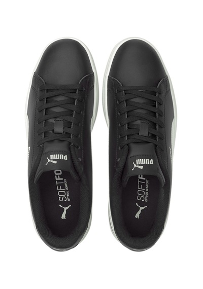 Puma Smash V2 L Siyah Beyaz Unisex Deri Sneaker 100323982 Siyah