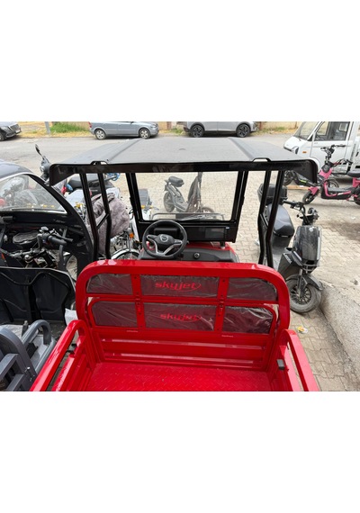 Skyjet VP Cargo 4 Tekerli Elektrikli Motosiklet Kırmızı