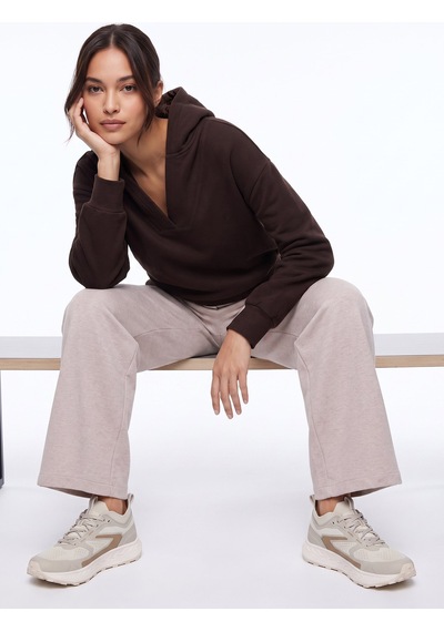 Discovery Expedition D6wl-swt3573 Kahverengi Kadın Sweatshirt Kahve