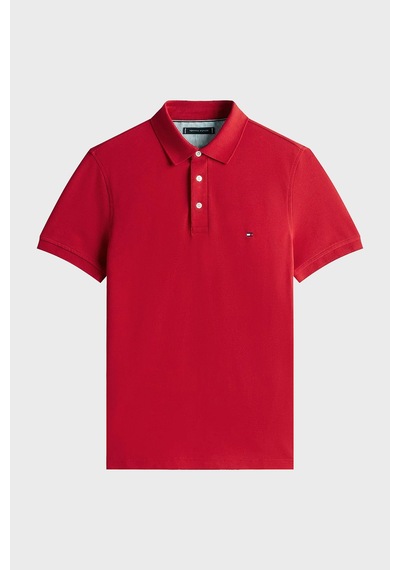 Tommy Hilfiger Erkek Polo Yaka T Shirt Mw0mw17771 Xld Kırmızı Kırmızı