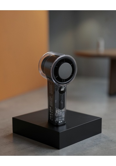 Mini Vantilatör Yüksek Hızlı Şarjlı Xucznfdigitalfan-4