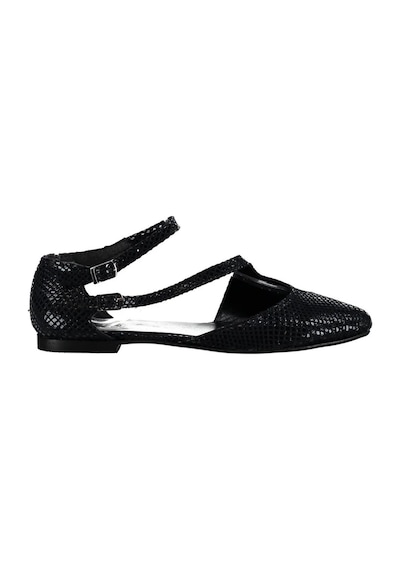 Fox Shoes Siyah Kadın Babet D726016907 Siyah