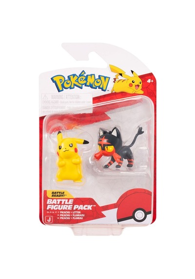 Pokemon Battle 2'li Figür Seti Pkw4073 - Pikacu Ve Litten Diğer